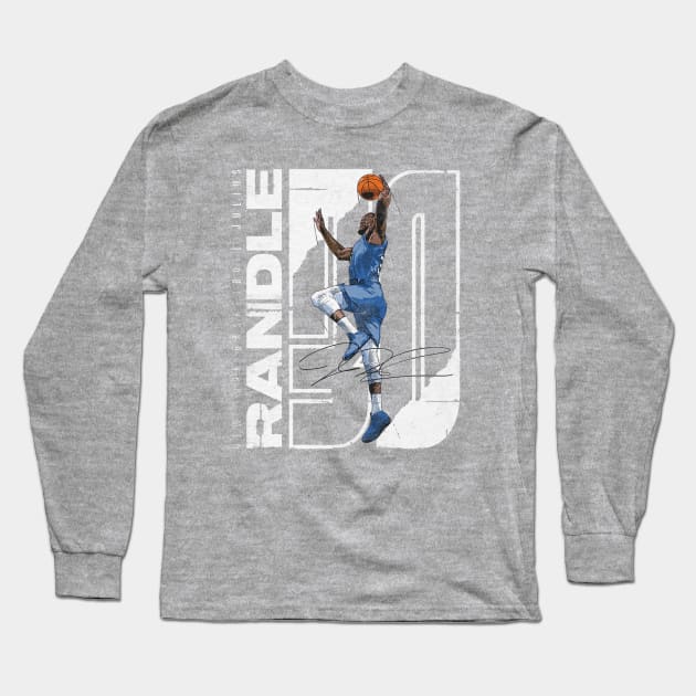 Julius Randle New York Stretch Long Sleeve T-Shirt by MASTER_SHAOLIN